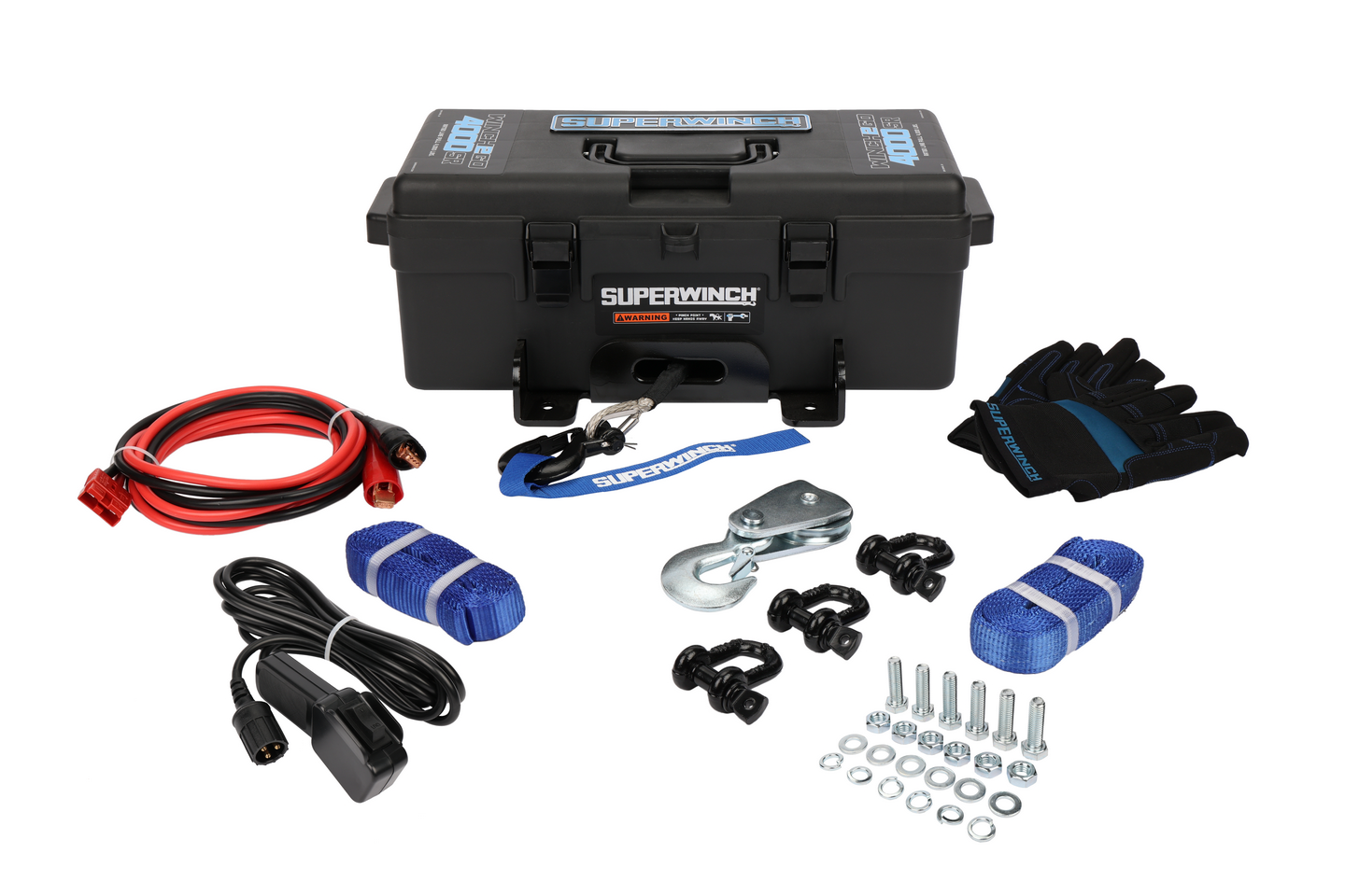 Winch2Go 4000 SR 2026 лебедка переносная   с синтетическим тросом в коробке